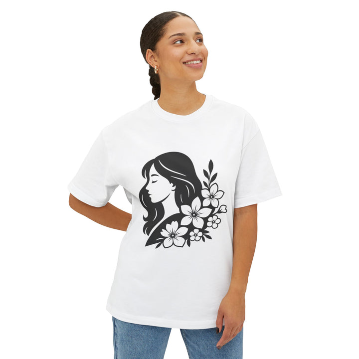 Floral Oversized Tee for Women